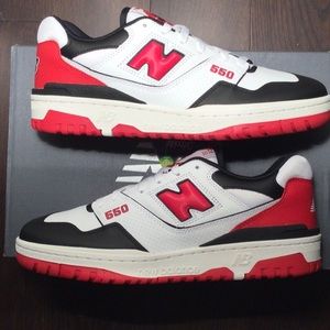 New balance 550 sport x Basketball Team red & Black Size 10.5 DEADSTOCK